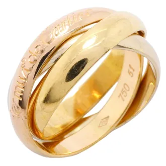 Cartier Yellow Gold (18K) Pink Gold (18K) White Gold (18K) Band Ring (Pre-Owned)