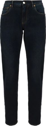 Dolce & Gabbana Slim-fit Jeans - Heren - Slim Fit Jeans - Blauw - S - Denim - Jeans
