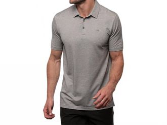 Travis Mathew Dime Piece Polo In Heather Medium Grey