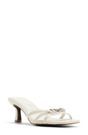 Aldo Cordelyia Slide Sandal in White at Nordstrom, Size 7.5