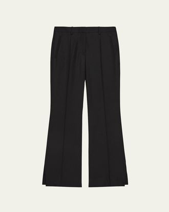 Helmut Lang Vented Wool Bootcut Pants