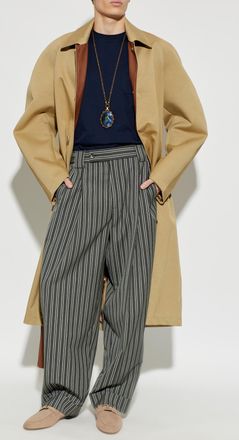 Versace T-shirt With Pocket, Mens, Navy Blue