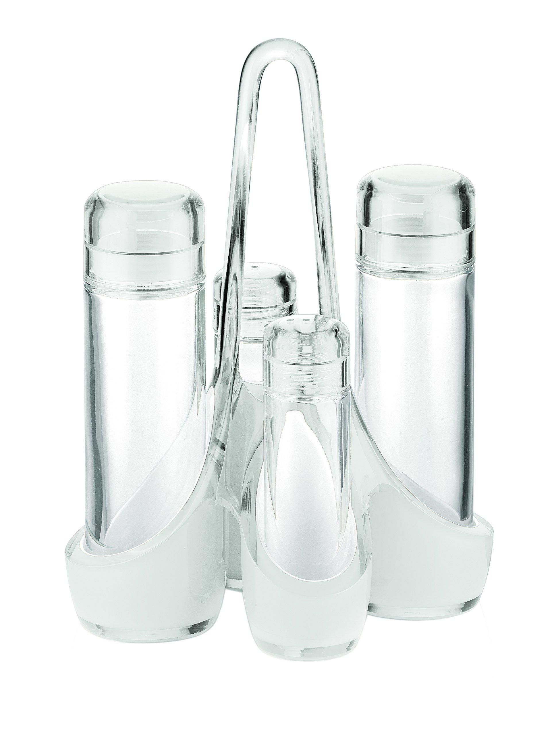Guzzini Gocce Öl- & Essig-Set – Design-Menage Aus Acryl, Made In Italy