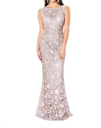 Montage by Mon Cheri Ombre Lace Mother Of The Bride Gown In Champagne Ombre