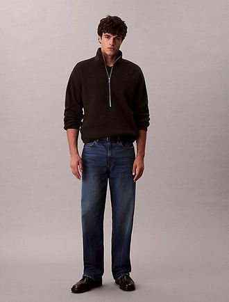 Calvin Klein Sudadera Oversized Con Media Cremallera