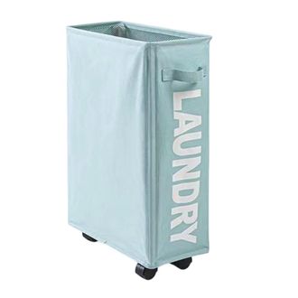 OEM Cesta De Ropa - Bastidor De Aluminio Plegable - Ruedas Universales Con Freno - Tela Oxford 600d Impermeable - Dise&ntilde;o Alto Y Delgado - Para Lavander&iacute;a 