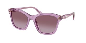 Swarovski SK6063F Asian Fit 10968H Womens Sunglasses Purple Size 54