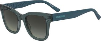 Moschino Mol 104/S Zonnebrillen - Dames - Zonnebrillen - Groen - 52 MM - Accessoires