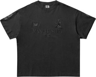 Umbro Tops, Heren, Zwart, S, Katoen, OG Logo T-Shirt