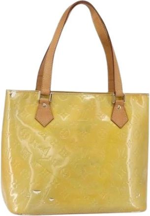 Louis Vuitton Pre-owned Tote Bag - Dames - Vintage Shopper - Geel - ONE Size - Leer - Vintage