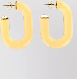 Paco Rabanne crystal-embellished resin earrings