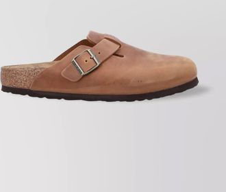 Birkenstock leather slippers