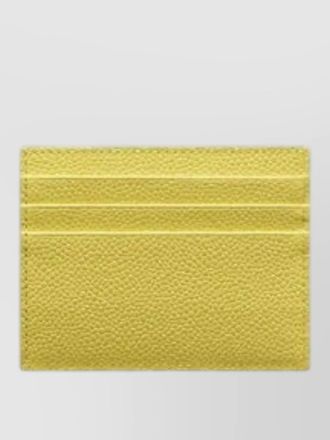 Thom Browne pebble grain leather cardholder
