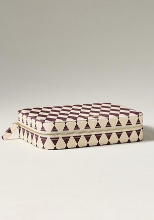 Anthropologie Daisy London Patterned Travel Jewelry Case