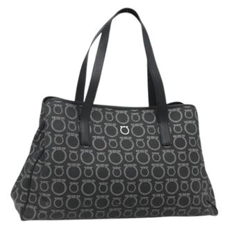 Ferragamo Pre-owned Tote Bags, female, Black, Size: ONE SIZE Pre-owned Tote Bag