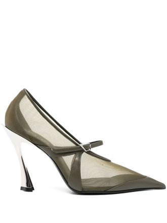 MUGLER Pumps 100mm - Verde