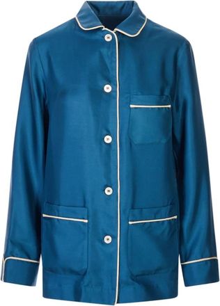 F.R.S. For Restless Sleepers F.r.s For Restless Sleepers, Overhemden, Dames, Blauw, S, Camicia Ceto