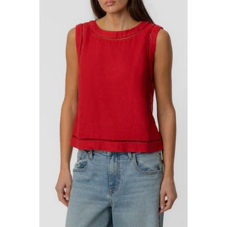 Kut from the Kloth Joanne Sleeveless Top in Tomato at Nordstrom, Size X-Large