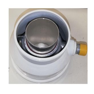Ubbink Ubbink - 400030 Adaptador De Condensador Universal 60m/100m-80f/125f - Blanco, Blanca