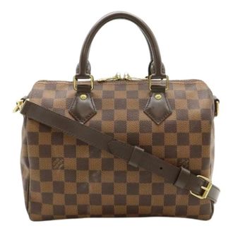 Louis Vuitton Pre-owned Handbags, female, Brown, Size: ONE SIZE Pre-owned Speedy Bandouliere Damier 2way bag