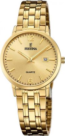Festina Womens F20514-3 Ladies Classic Watch - Gold - One Size
