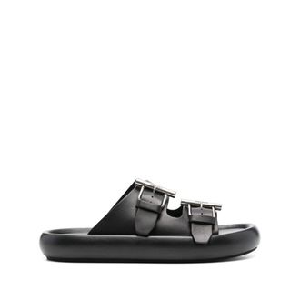 サンダル ALEXANDER MCQUEEN Men Sandals Beige 735803WHXK5 2120 McQueen Outlet: Mount Slick mules in suede - Beige | McQueen
