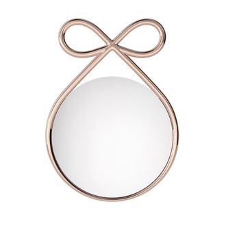 QEEBOO Espejo Ribbon Metal Finish, oro rosa