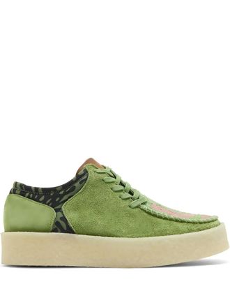 Clarks x Salehe Bembury Mocassini da barca con stampa - Verde