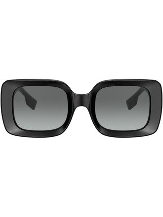 Burberry Sunglasses Delilah rectangular-frame sunglasses - women - Acetate - 51 - Black
