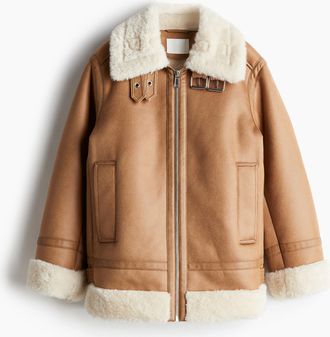 H&M Fliegerjacke - Hellbraun