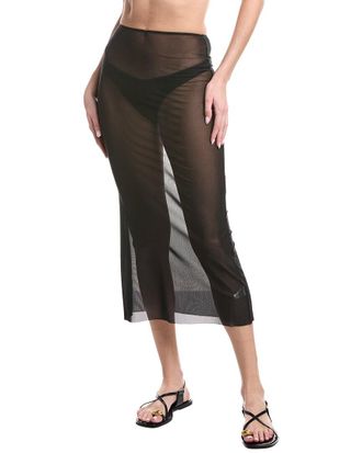 WeWoreWhat Weworewhat Mesh Midi Skirt