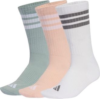 adidas 3-Stripes Essential Concept Crew 3-Pack Multifunktionssocken f&uuml;r Herren | grau