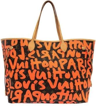 Louis Vuitton Pre-owned Monogram Graffiti Neverfull tas - Dames - Vintage Shopper - Bruin - ONE Size - Vintage