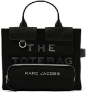 Marc Jacobs Cargo Canvas Medium Tote Bag - female - Marc Jacobs - Shopping Bags - Black - ONE SIZE - Bags