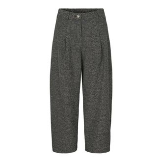 Rue de Femme RUE de Femme - Wijde broek - Dames - Broeken - Grijs - Maat: 2XL