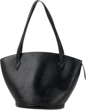 Louis Vuitton Pre-owned Vintage Epi Shoulder Bag - Dames - Vintage Schoudertas - Zwart - ONE Size - Leer - Vintage