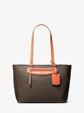 Michael Kors Jet Set Travel Medium Signature Logo Tote Bag