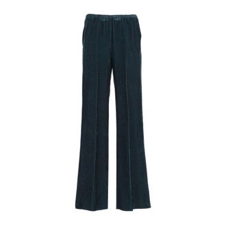 Forte_Forte Two-tone Jade Trousers - female - Forte Forte - Wide Trousers - Green - 2XS - Trousers