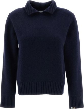 Extreme Cashmere N&deg;513 Jo Sweater - Dames - Truien - Blauw - Maat: ONE Size Kasjmier
