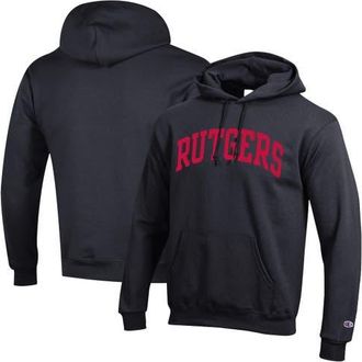 Champion Mens Champion Black Rutgers Scarlet Knights Basic Arch Fleece Pullover Hoodie at Nordstrom, Size Xx-Large