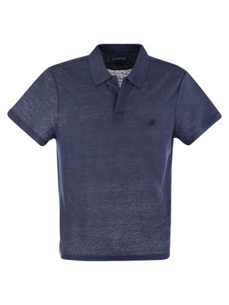 Vilebrequin Short Sleeved Linen Polo Shirt