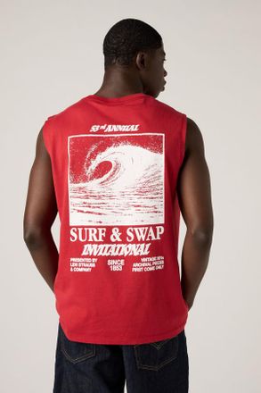 Levi's Top sin mangas Graphic Muscle - Hombre - 2XL - Rojo / Emboldened
