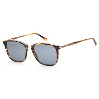 Ferragamo Ferragamo Mens SF910S-5418216 Fashion 54mm Striped Brown Sunglasses