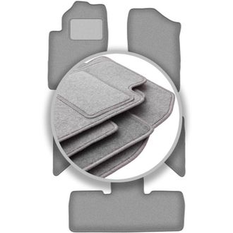 OEM Alfombrillas Grises Para Nissan Pathfinder 7 Plazas (antes Del Facelift) (2005-2010)