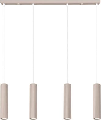 Sollux Lighting L&aacute;mpara colgantes taupe aluminio alt. 120 cm