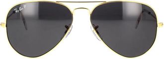 Ray-Ban Klassieke Aviator Gepolariseerde Zonnebril - unisex - Zonnebrillen - Geel - 62 MM - Accessoires