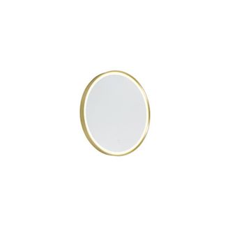 QAZQA Qazqa Espejo De Ba&ntilde;o Dorado De 50 Cm Con Led Regulable En 3 Pasos