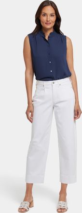 NYDJ Ballon Enkel Jeans Met Hoge Taille | Optisch Wit