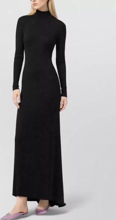 Tom Ford evening dress long sleeves open back