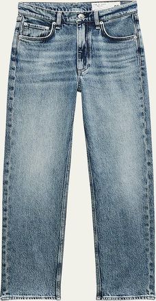 Rag & Bone Harlow Mid-Rise Ankle Straight Jeans